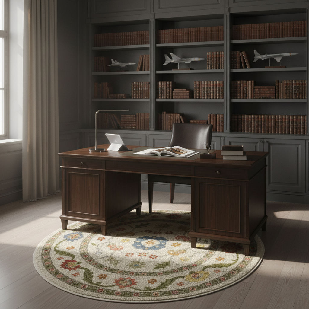 AVELANIS - Hand Knotted Oushak Carpet